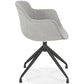 Chair TORI - light gray - fabric