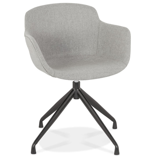 Chair TORI - light gray - fabric