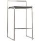 METO bar stool - black - imitation leather