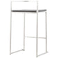 METO bar stool - black - imitation leather