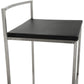 METO bar stool - black - imitation leather