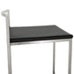 METO bar stool - black - imitation leather