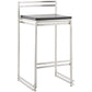 METO bar stool - black - imitation leather