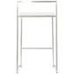 METO bar stool - white - imitation leather