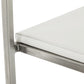 METO bar stool - white - imitation leather