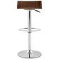 Barkruk VALNOT - walnoot - hout