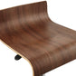 Barkruk VALNOT - walnoot - hout