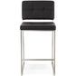 Bar stool DOD - black - imitation leather