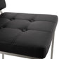 Bar stool DOD - black - imitation leather