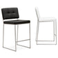 Bar stool DOD - black - imitation leather