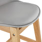 Barhocker ELODY MINI - Grau - Kunstleder