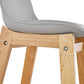 Barhocker ELODY MINI - Grau - Kunstleder