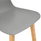 Barhocker ASTORIA - grau - Kunststoff