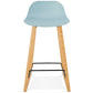 Barhocker ASTORIA - blau - Kunststoff