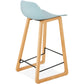 Barhocker ASTORIA - blau - Kunststoff