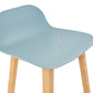 Barhocker ASTORIA - blau - Kunststoff