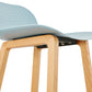 Barhocker ASTORIA - blau - Kunststoff