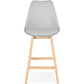 Barhocker APRIL MINI - grau - Kunststoff