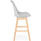 Barhocker APRIL MINI - grau - Kunststoff