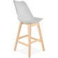 Barhocker APRIL MINI - grau - Kunststoff
