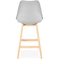 Barhocker APRIL MINI - grau - Kunststoff