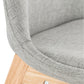 Barhocker QOOP MINI - Grau - Stoff - Holz