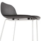 Barhocker SLADE - schwarz - Kunststoff