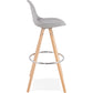 Barhocker ANAU - grau - Kunststoff
