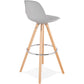 Barhocker ANAU - grau - Kunststoff