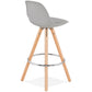 Barhocker ANAU MINI - grau - Kunststoff