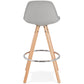 Barhocker ANAU MINI - grau - Kunststoff