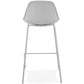 Barhocker ESCAL MINI - grau - Kunststoff
