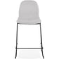 Barhocker COOPER MINI - hellgrau - Stoff