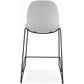 Barhocker COOPER MINI - hellgrau - Stoff