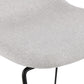 Barhocker COOPER MINI - hellgrau - Stoff