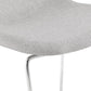 Bar stool PABLO - light gray - fabric