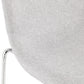 Bar stool PABLO - light gray - fabric
