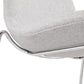 Bar stool PABLO - light gray - fabric