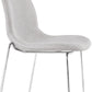 Bar stool PABLO - light gray - fabric