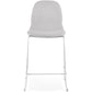 Barhocker PABLO MINI - hellgrau - Stoff