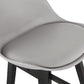 Barhocker APRIL – grau – Kunststoff
