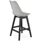 Barhocker APRIL MINI - grau - Kunststoff