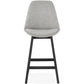 Barhocker QOOP MINI - grau - Stoff
