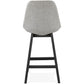 Barhocker QOOP MINI - grau - Stoff