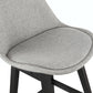 Barhocker QOOP MINI - grau - Stoff