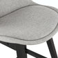 Barhocker QOOP MINI - grau - Stoff