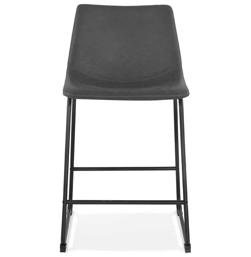 Bar stool GAUCHO MINI - dark gray - imitation leather