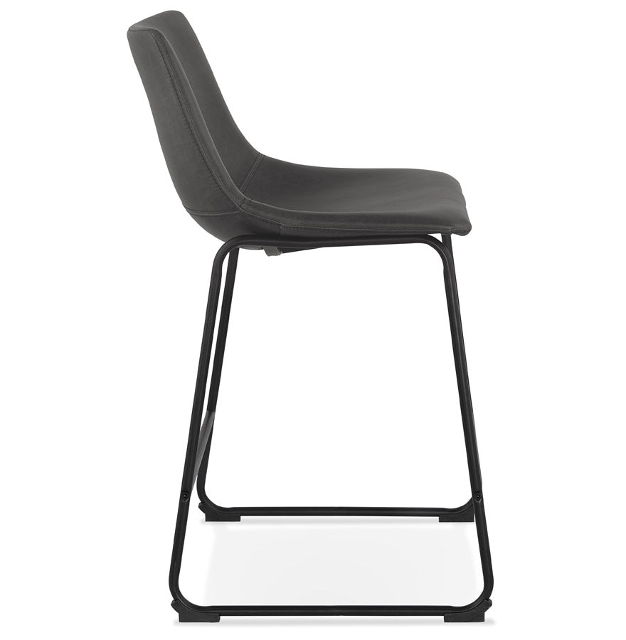 Bar stool GAUCHO MINI - dark gray - imitation leather