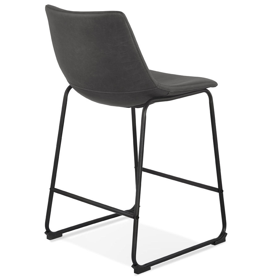 Bar stool GAUCHO MINI - dark gray - imitation leather