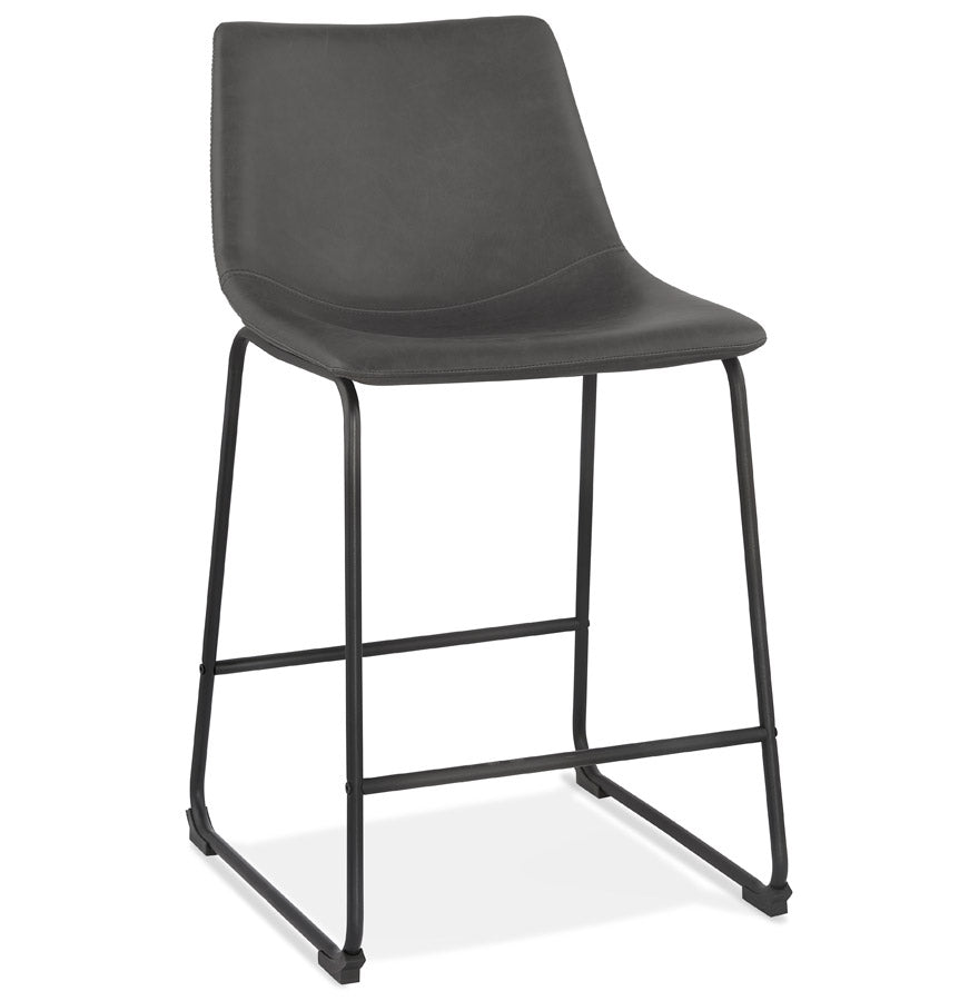 Bar stool GAUCHO MINI - dark gray - imitation leather